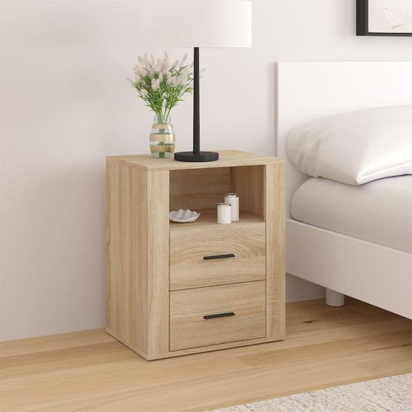 vidaXL Nachttisch Sonoma-Eiche 50x36x60 cm Holzwerkstoff, 816731