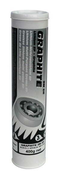 MATO Pull-Off-Fettkartusche 400 g GRAPHITE 2M GR KFP2K-30, VE: 24 Stück, 3100209