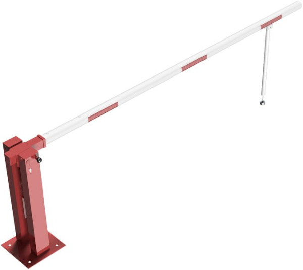 Schake Handschranke mit Gasdruckfeder und Pendelstütze, lichte Weite: 3000 mm, mit Profilzylinderschloss, 415_31ZPB