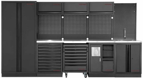 Kraftwerk MOBILIO BLK SANITORY 4er Kombi, Edelstahl 430, 3964D-BLK-IX-SANA