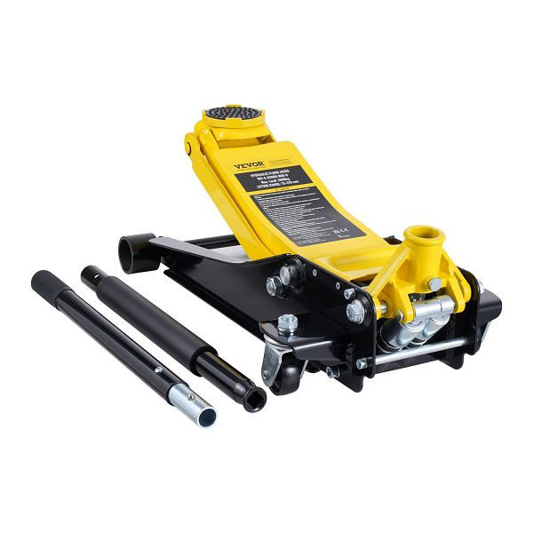 VEVOR Rangierwagenheber 2t Wagenheber, Hydraulischer Autoheber Doppelkolben Eisen, WSQJDTZ2TSGBOFCKFV0
