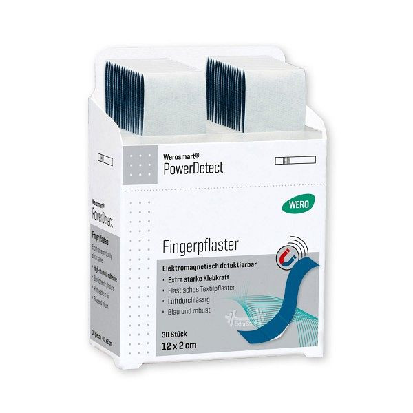 WERO Werosmart PowerDetect Fingerpflaster, 12 x 2 cm, VE: 30 Stück, 180735