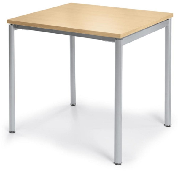 Deskin Konferenztisch MODUL, Buchedekor, 800 x 800 x 745 mm, 272821