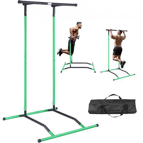 VEVOR Power Tower Dip-Station, Höhenverstellbarer Klimmzugstangenständer mit 2 Ebenen, 100 kg Gewichtskapazität, DGYTXSJBKDJG9QH68V0