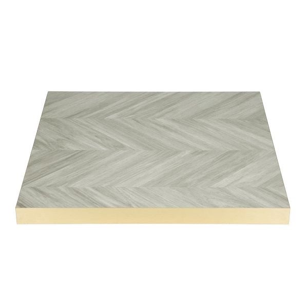 Bolero vorgebohrte Tischplatte im Chevron-Design, 700 mm, FU512