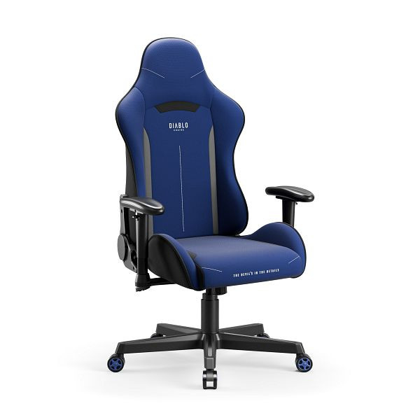 Diablo Chairs Gaming-Stuhl Diablo X-Starter in Marineblau, 1507