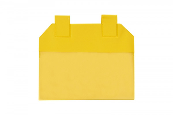 KROG Gitterboxtaschen mit Magnetverschluss, A6 quer gelb, Öffnung: Längsseite, 5902070G
