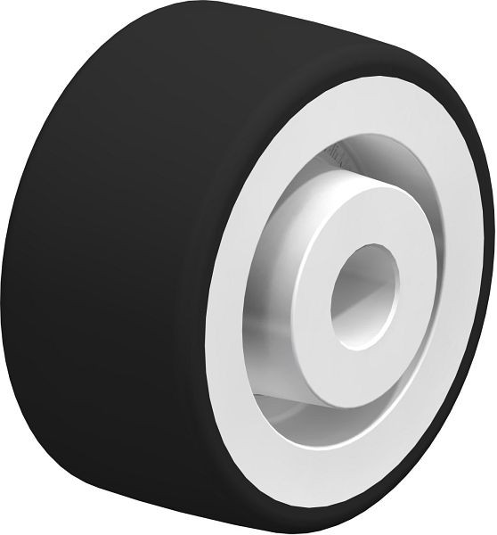 Blickle POTH 75/15G Rad aus Thermoplastisches Polyurethan, Grau, 251488