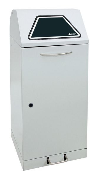 stumpf Abfalltrennung Modul-Vario 120, lichtgrau, ProSlide-System, 120 Liter, Trethebel, 625-120-1-1-735