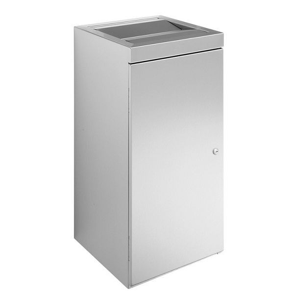 Wagner EWAR Abfallbehälter 36l mit Klappe WP180, hochglanzpoliert, 731048
