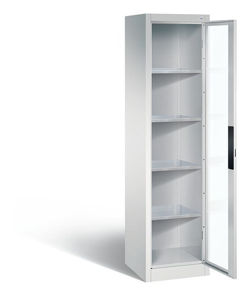 C+P Werkzeugschrank Acurado, H1950xB502xT500mm, Farbe: Lichtgrau, Muldengriff, 8901-055 S10041