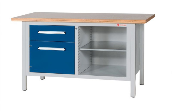 Dringenberg Kastenwerkbank 1500 2/1 fix - Werkbank 1500 KWB Mod. 2/1 DB, fix, 016161-7035-5010