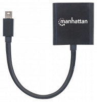 Vorschau: MANHATTAN Aktiver Mini-DisplayPort auf DVI-I-Adapter, 152549 Vorschau: MANHATTAN Aktiver Mini-DisplayPort auf DVI-I-Adapter, 152549