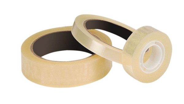 Q-Connect Klebeband - 19 mm x 33 m, transparent, VE: 8 Rollen, KF27013