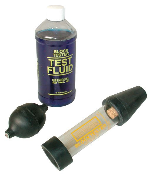 Busching Zylinderkopf-Lecktester für Kühlsysteme, inkl. Reaktionsflüssigkeit 480 ml, 100242