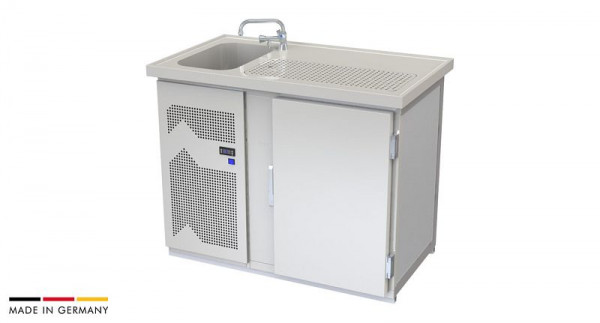 hefa Theke Brillant 1/1L-T, Abmaße: 950 x 1.150 x 650/700 mm, Brillant 1/1L-T