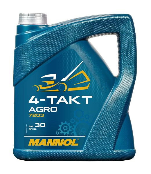 MANNOL Motoröl 7203 4-Takt Agro SAE 30, VE: 4 l, MN7203-4