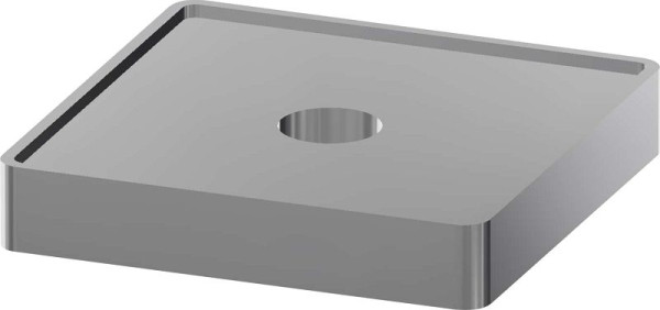 KWC Montageadapter, für mittlere Stützsäule, Messing verchromt, 2030021225