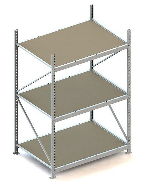 Meta MINI-RACK GR 2200x1400x1050 mm, verzinkt, mit Spanplatten, Bodenanzahl: 3, 20051231