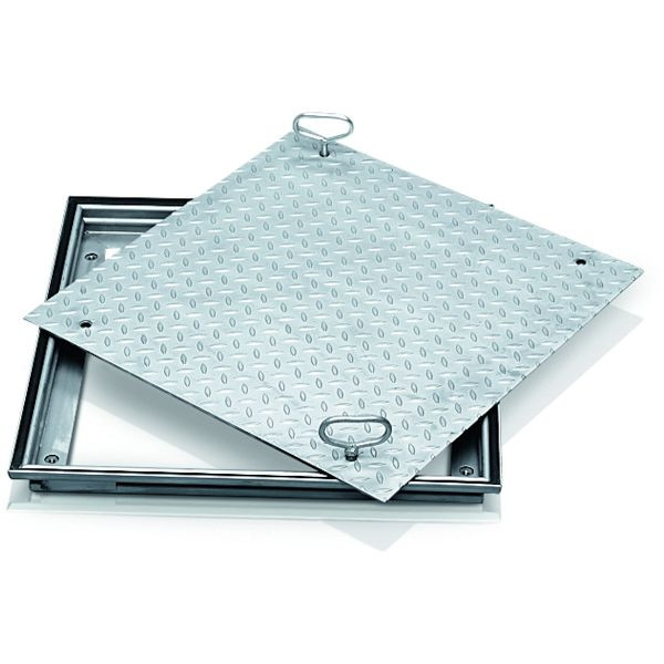 ZARGES Schachtabdeckung Aluminium 1000 x 1000 mm, 47024