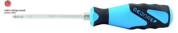 GEDORE 3K-Schraubendreher mit Schlagkappe für Kreuzschlitzschrauben PH 4, 1845322