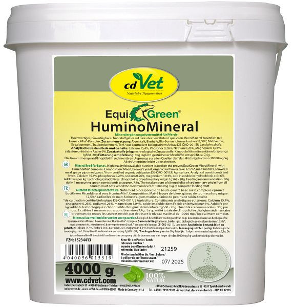 cdVet EquiGreen HuminoMineral 4 kg, 1531