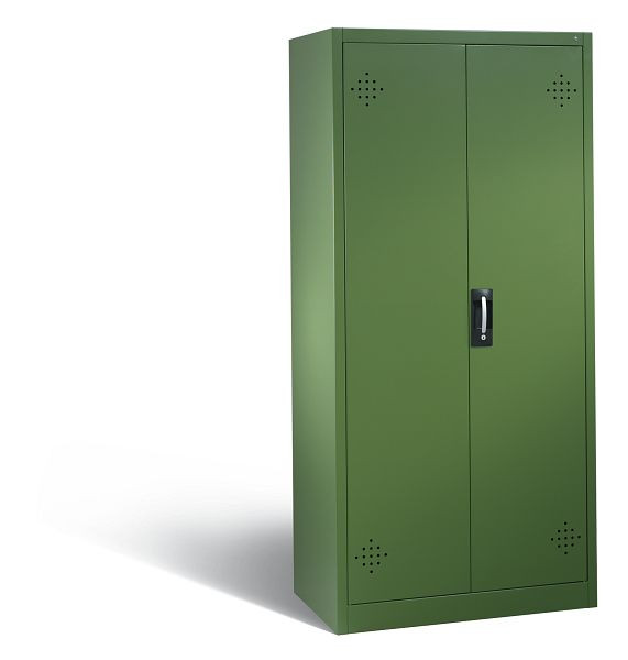 C+P Umweltschrank Acurado, H1950xB930xT500mm, Farbe: Resedagrün, Muldengriff, 8921-316 S10148