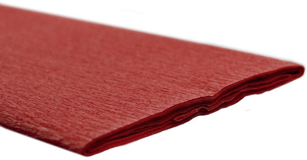 Werola Feinkrepppapier - 50 x 250 cm, feuerrot, VE: 2,5 m, 12061134