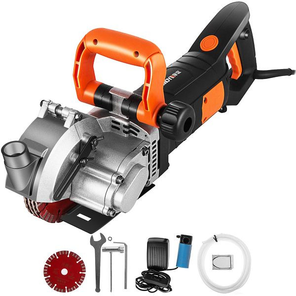VEVOR Elektrische Wandfräse 5000 U/min, 4800 Watt, mit 5 x Sägeblätter, KKJK1331KCJ000001V2