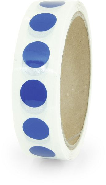 Moedel Markierungspunkte blanko, Polypropylenfolie, blau, Ø 15 mm, VE: 500 Stück/Rolle, 55666