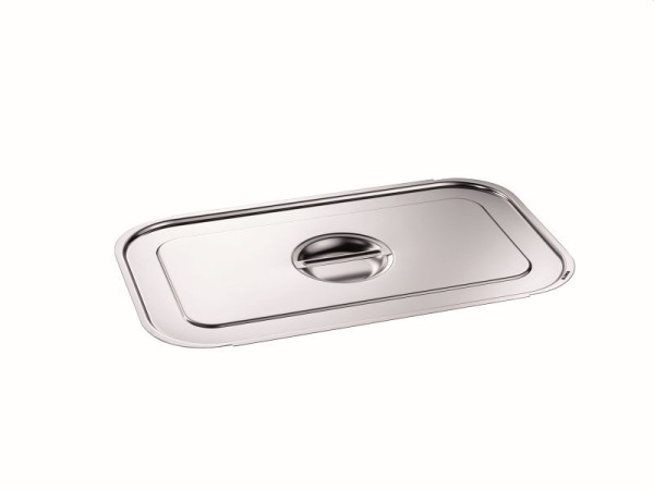 B.PRO GD-B 1/1 Deckel mit Griffaussparung und Griffmulde, aus rostfreiem Edelstahl, 550086