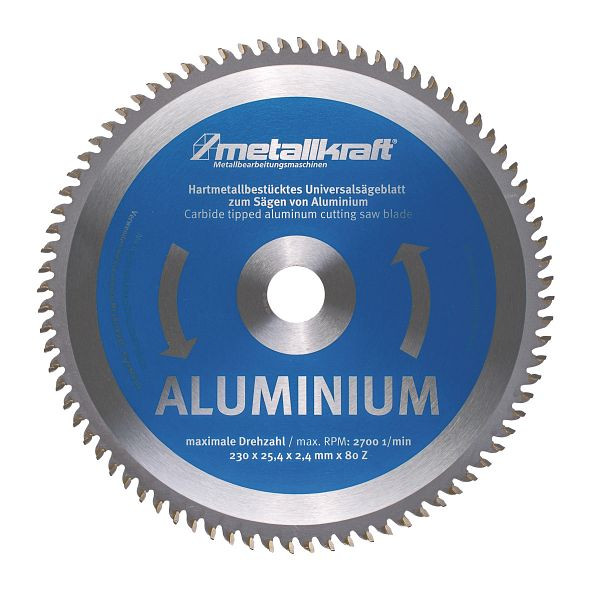 Metallkraft Sägeblatt für Aluminium Ø 230 x 2,4 x 25,4 mm, 3850232