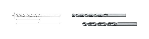 ELMAG HSS Co5-Spiralbohrer DIN 340, Ø 9,5 mm (lang), 70717