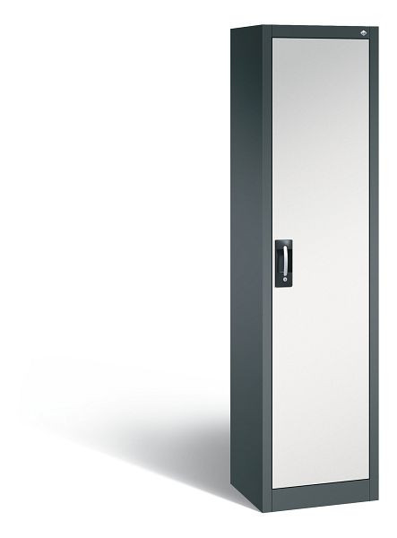 C+P Büro-Drehtürenschrank Acurado, H1950xB502xT400 mm, Anthrazit/Grau, 9234-000 S10287