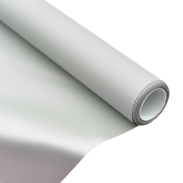 vidaXL Leinwandtuch Metallisch PVC 100" 4:3, 51371