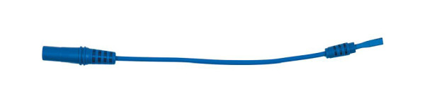KS Tools 4,0 mm Eingangsbuchse auf 2,5 mm Prüfadapterbuchse flach (blau), 150.0962