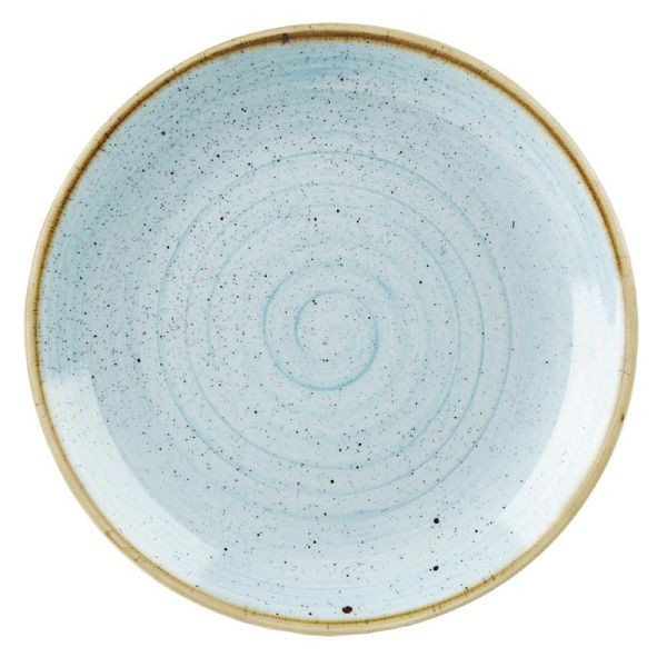 Churchill Stonecast Coupe Teller, rund, Enteneiblau, 200 mm (12 Stück), DK501
