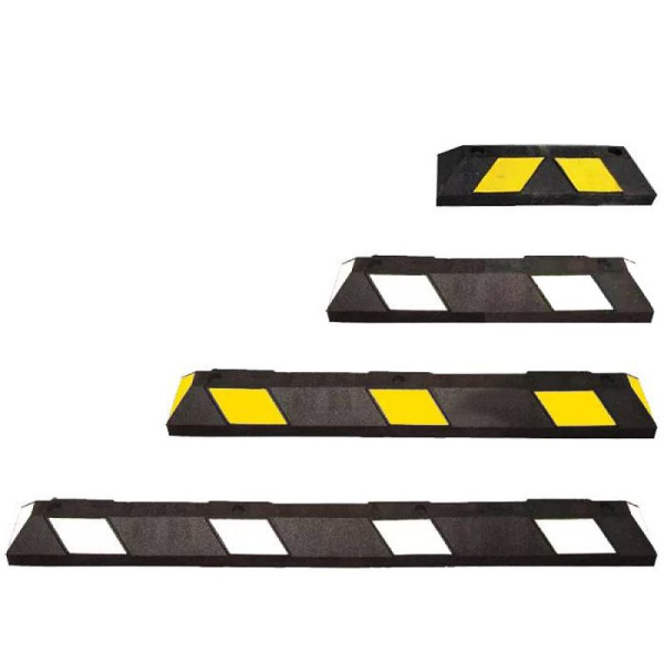 Stein HGS Parkplatzabgrenzung/Anfahrschwelle 'ParkIt', 550 mm, schwarz-gelb, 20890