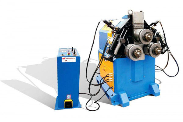 ERCOLINA hydraulische Walzenbiegemaschine mit drei unabhängig angetriebenen Wellen, Schaftdurchmesser: 70 mm, CE70H3