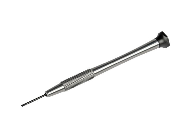 KUKKO Schlitz-Uhrmacher-Schraubendreher mit Klingenbreite, Klingenbreite Schraubendreher 1,2 mm, VE: 10 Stück, 250-012