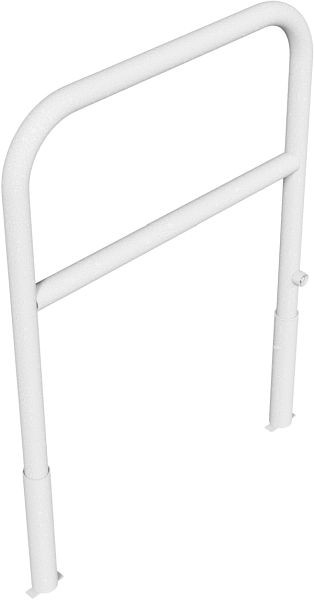 Schake Abweisebügel Ø 60mm herausnehmbar und drehbar mit Dreikantverschluss mit Knieholm, feuerverzinkt, Gesamtbreite: 1000 mm, 465_32F