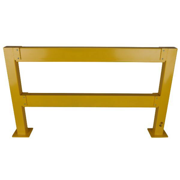 CRASH STOP Basis Sicherheitsgeländer: 2 Endpfosten 1000 mm, verzinkt, Balken 1500 mm, 2PE+100B+150