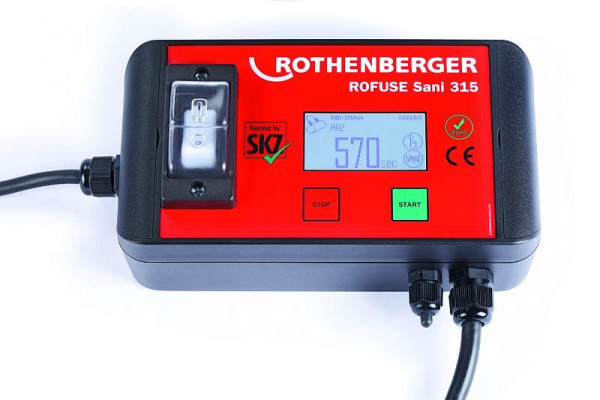 Rothenberger Universal Heizwendel-Schweißgerät ROWELD ROFUSE Sani 315 im ROCASE, 1000002631