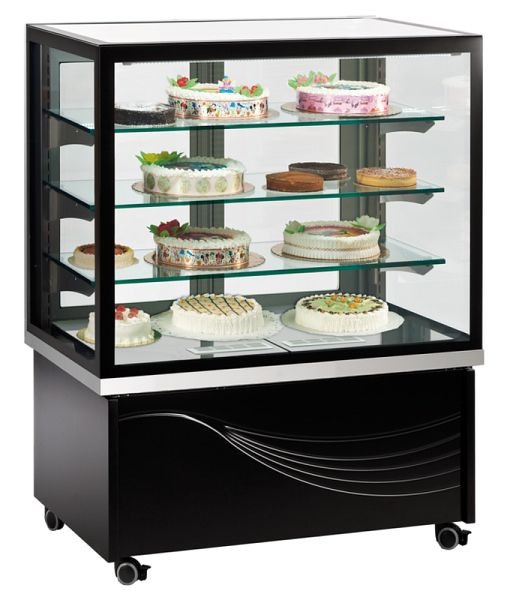 KBS Pralinentheke Karina 97, Umluft Panoramavitrine mit LED Beleuchtung (Pralinen- / Schockoladenausführung), 23120018
