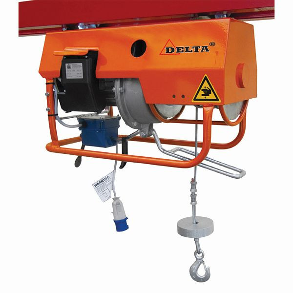 DELTA Elektrische Seilwinde Typ DM 230V, 23m/min, 0,3t mit 23m Hubhöhe, DI.0.DM.300