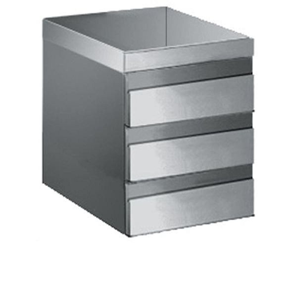 KBS Schubladenblock für Arbeitstisch Tiefe 70cm, mit 3 Schubladen, 90192104
