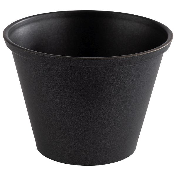 APS Dipschälchen, 6er Set, Ø 6 x 4,5 cm, 60 ml, Edelstahl, schwarz-grau, 40727