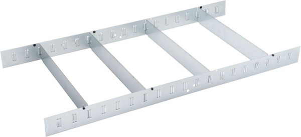 Hazet Trennblech Satz, 6-teilig, für flache Schublade für Werkstattwagen Assistent 179 N XXL L 863 x H 58 mm, 161T-179NXXL/6