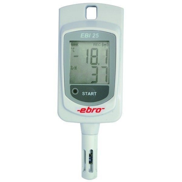 ebro EBI 25-TH Feuchte-Temperaturdatenlogger mit Funk mit externem Feuchtesensor, 1340-6202