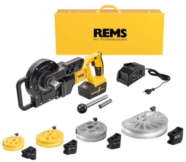 REMS Akku-Rohrbieger Curvo 22V Set 15+18+22+28, 580054 R220